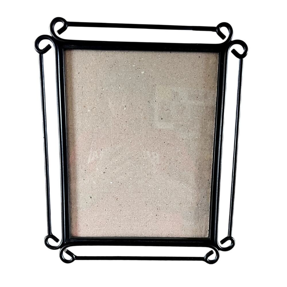 Metal 8" x 10" Brown & Brass Flecks Easel Back Photo Frame